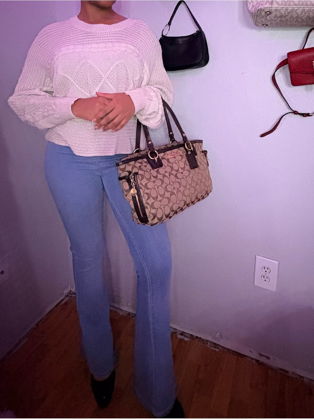 Target Beige Knitted-Pattern - Picture 4 of 6